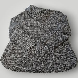Style & Co Pullover Sweater Marled Women's PLUS 2X Button Neck POCKETS